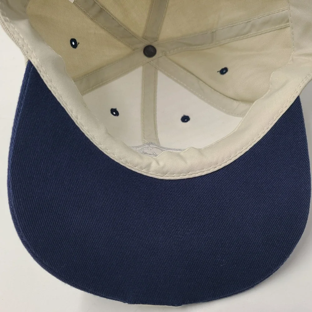 Ducks Unlimited Hat Strapback (Fits Small) Beige Blue Outdoors Hunt Casual‎ Men
